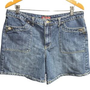 y2k Faded Glory denim shorts, size ladies 16